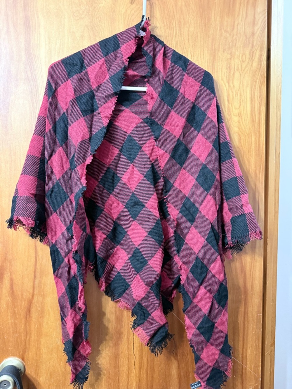 Buffalo plaid scarf